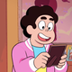 Steven Universe getting the news.